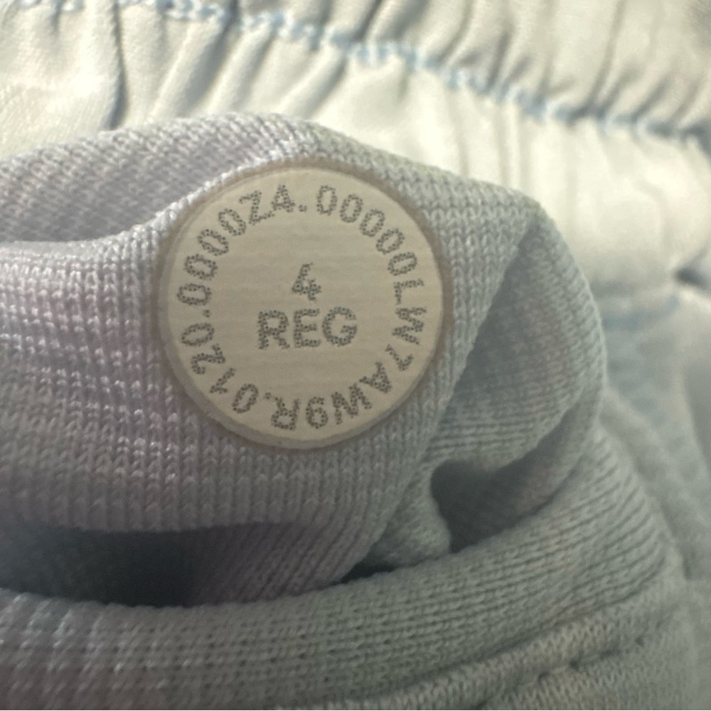 Light Blue Athletic Shorts with Interior Size Button Sz 4 regular - Picture 7 of 8